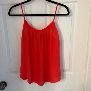 Loft Scoop neck Orange/redCamisole size small